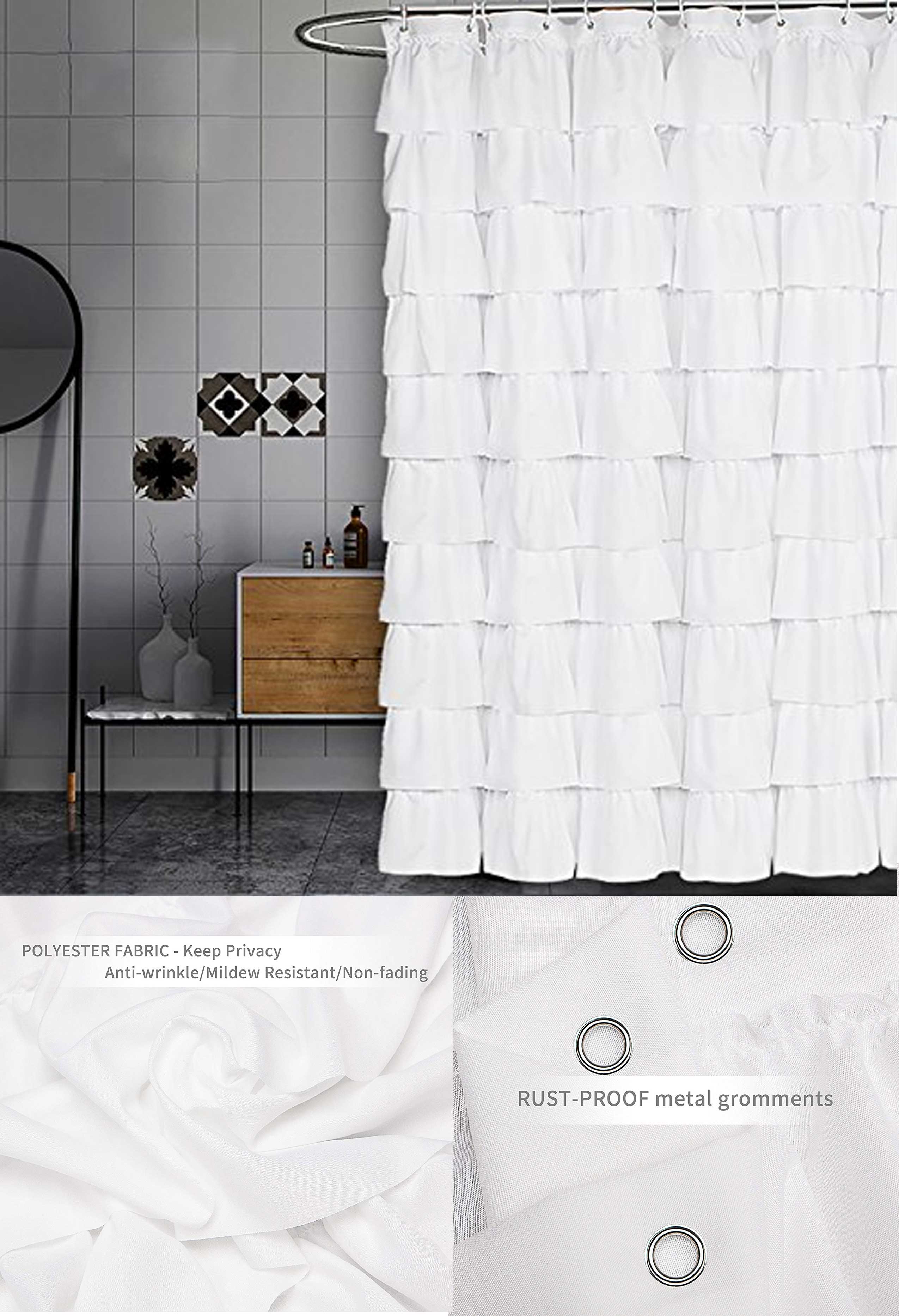 white modern curtain