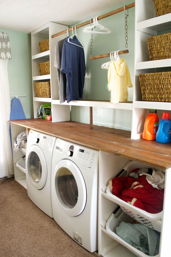 Basement Laundry Room Remodel