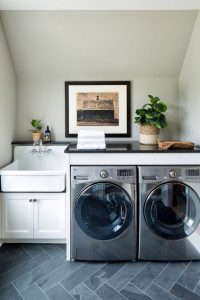 21 Brilliant Unfinished and Finished Basement Laundry Room Ideas for ...