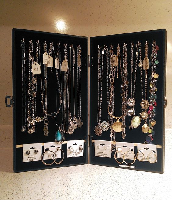 DIY Portable Jewelry Display Cases