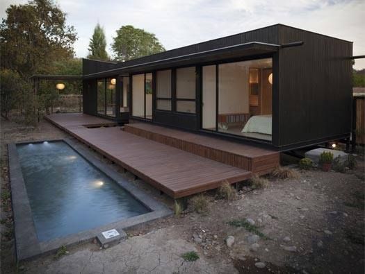 Container House and Pool