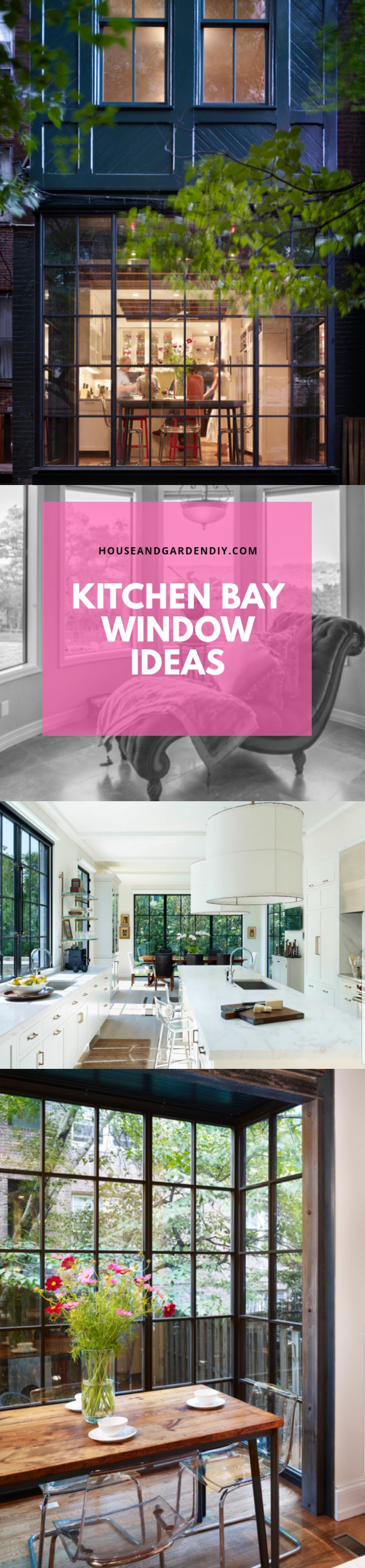 Kitchen bay window ideas