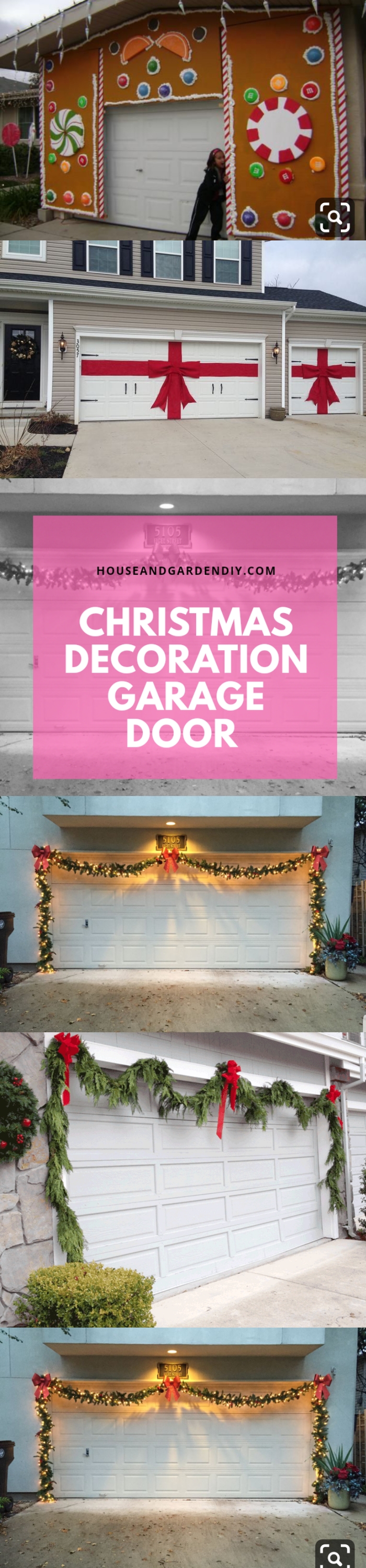 christmas garage door ideas