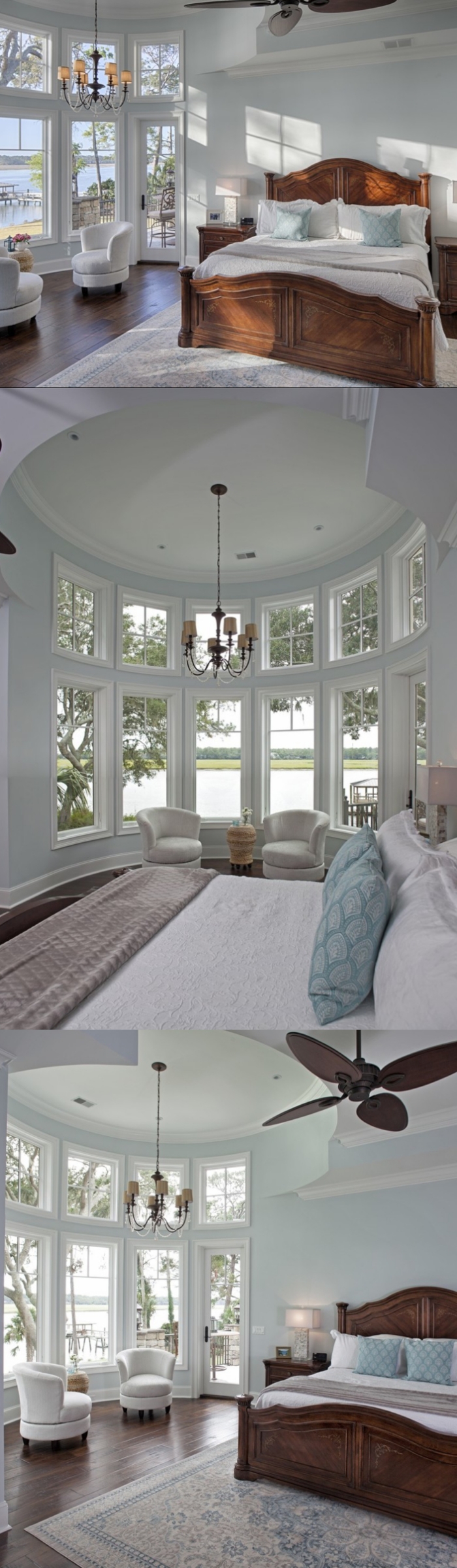 Traditional Bay Window Bedroom 