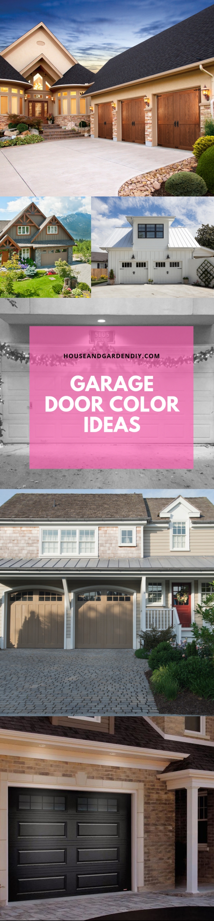 Garage Door Colours & Paint Ideas