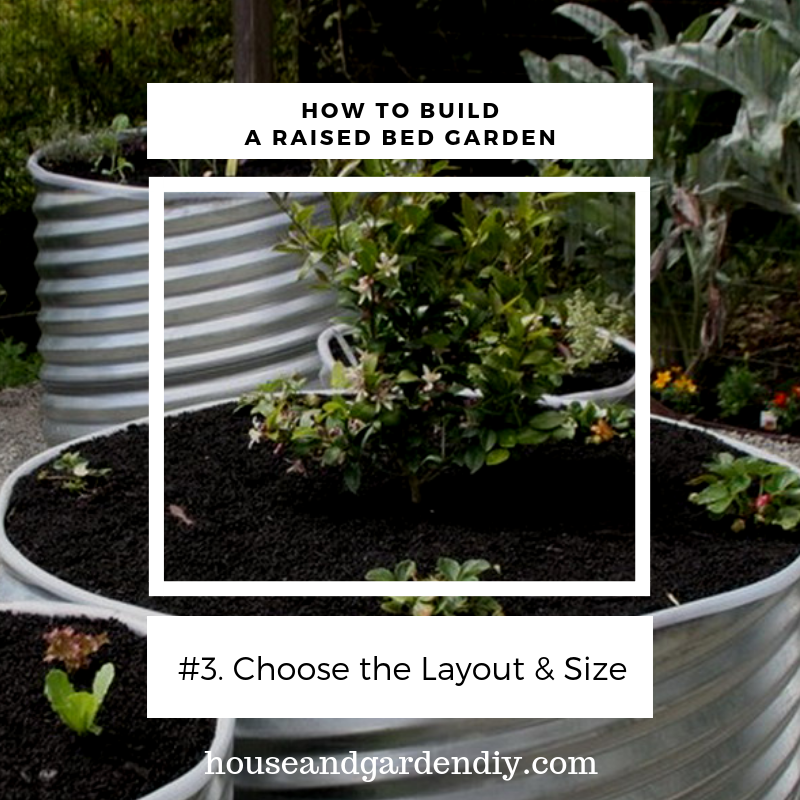 4x8 raised bed vegetable garden layout