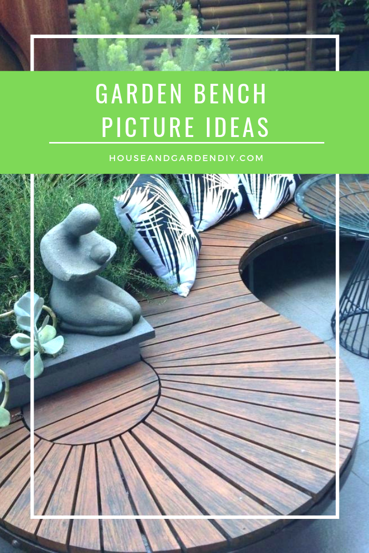 13+ Garden Bench Ideas (How to build a Bench & Picture Ideas)