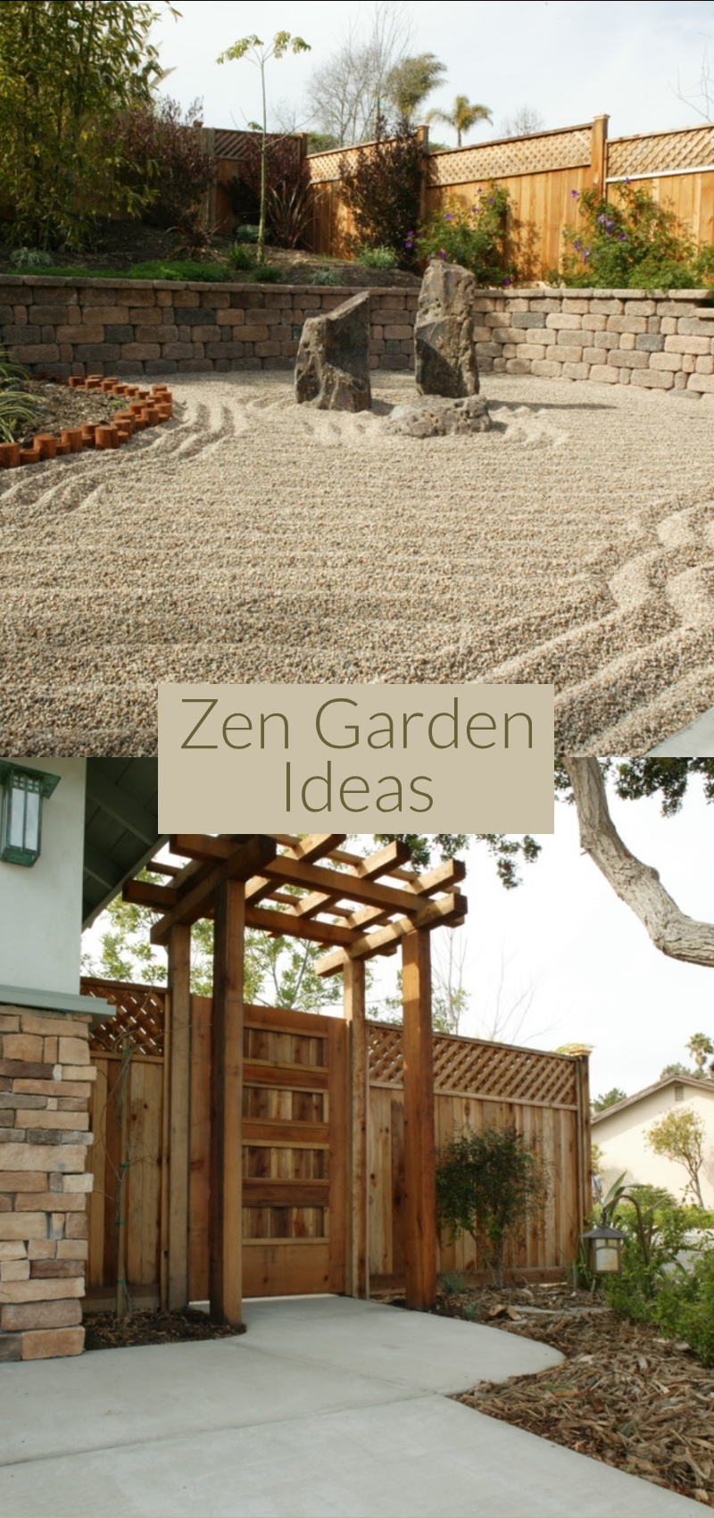 zen garden landscaping ideas