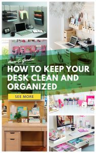 15+ Desk Organization Ideas (Working Desk Organization Tips) – House ...