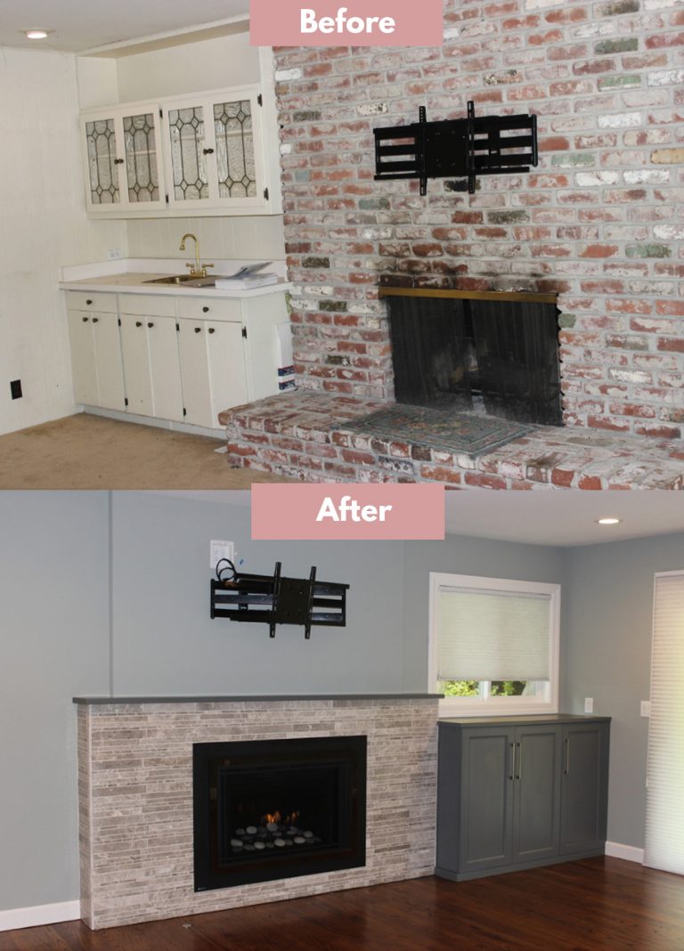 17+ Fireplace Remodel Before and After & How to Remodel Your Fireplace