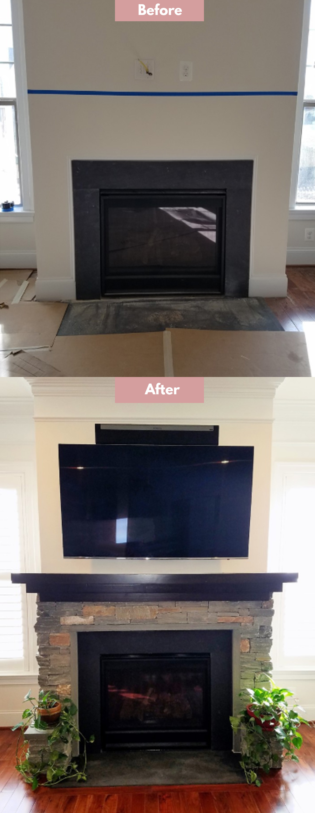 red brick fireplace makeover ideas