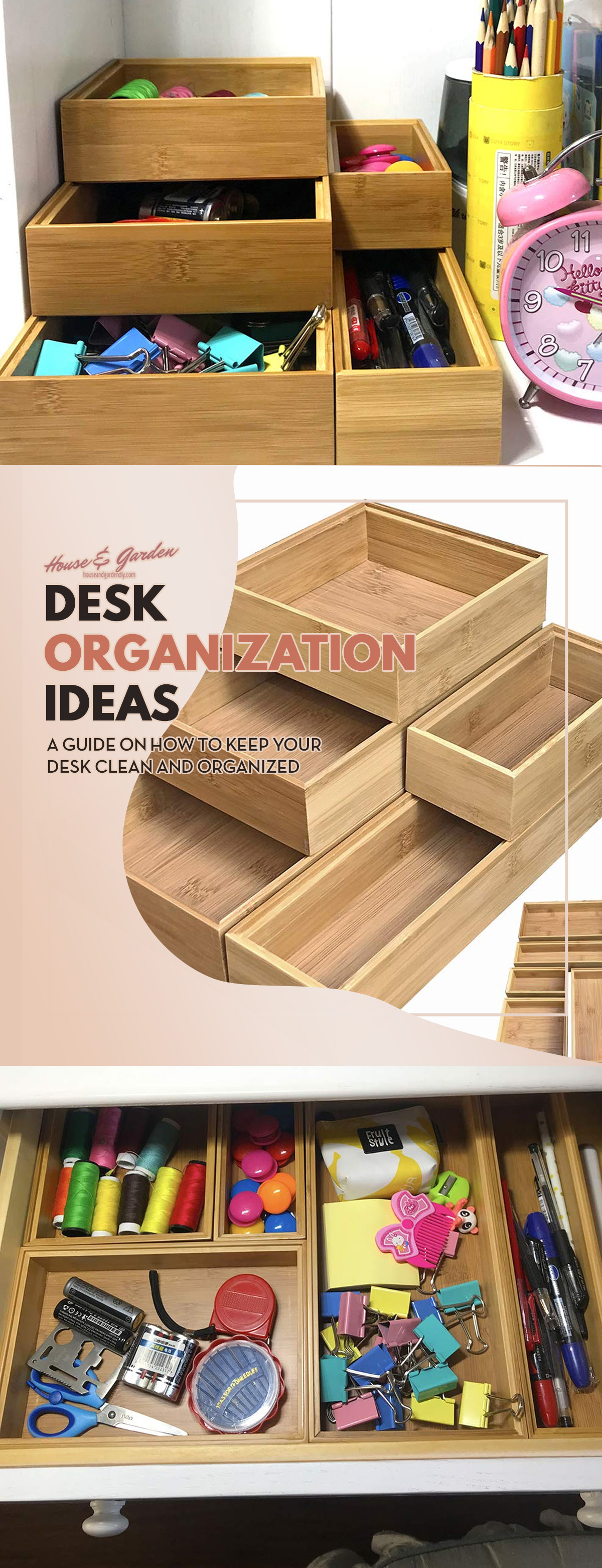 tips to organize your desk