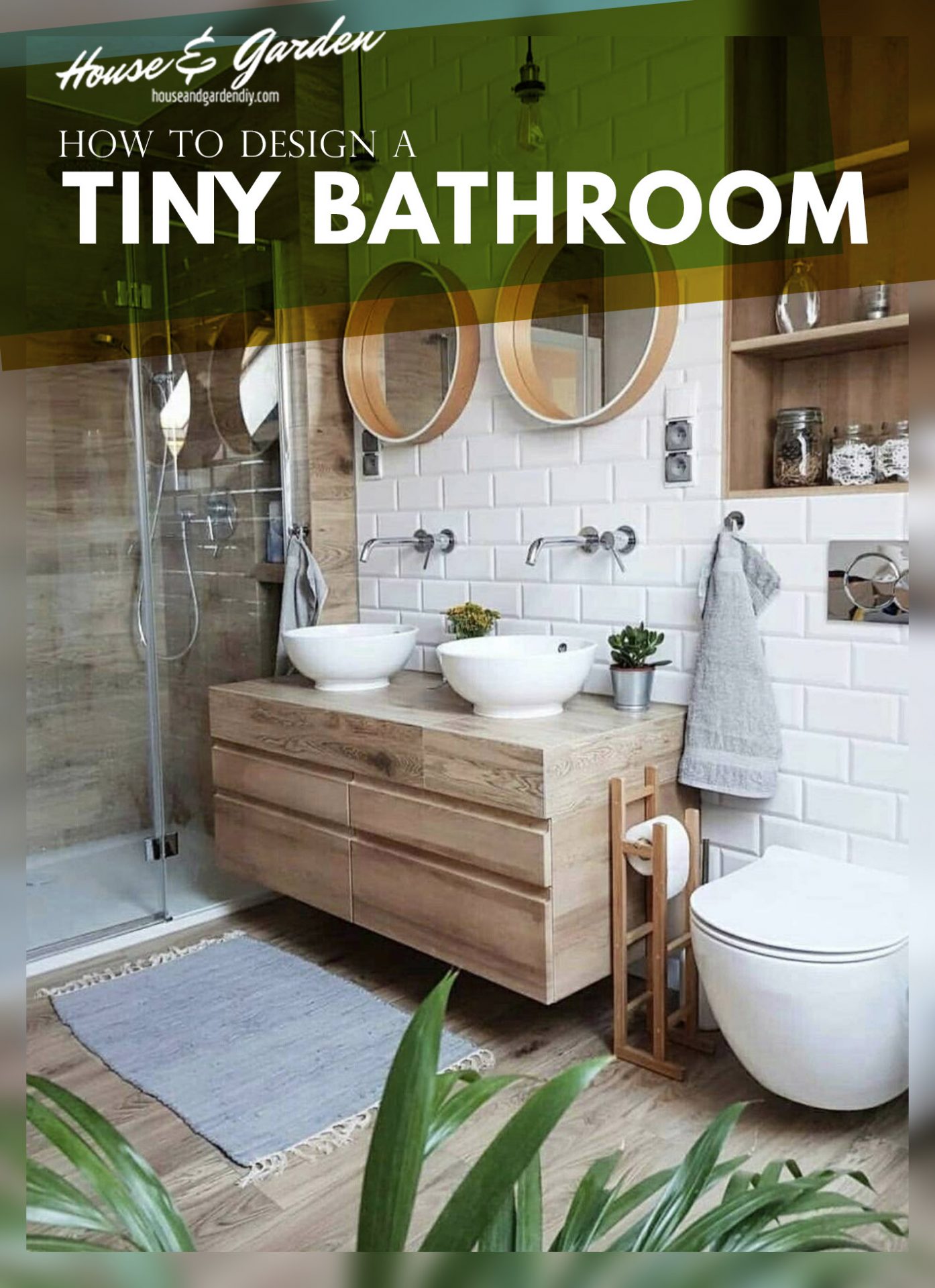 How to design a tiny Bathroom