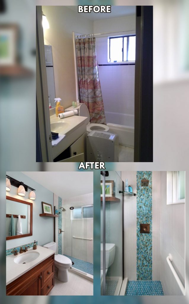 Tiny Bathroom Remodel Before and After – Make Money DIY