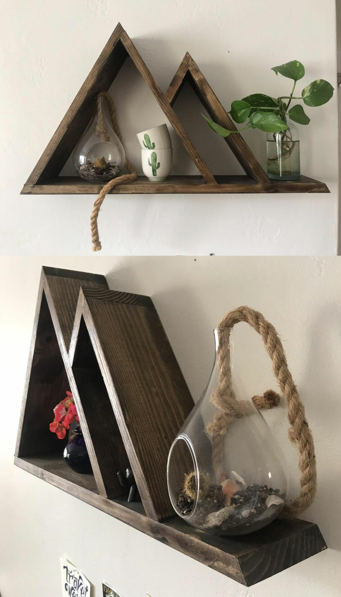 bedroom shelf design