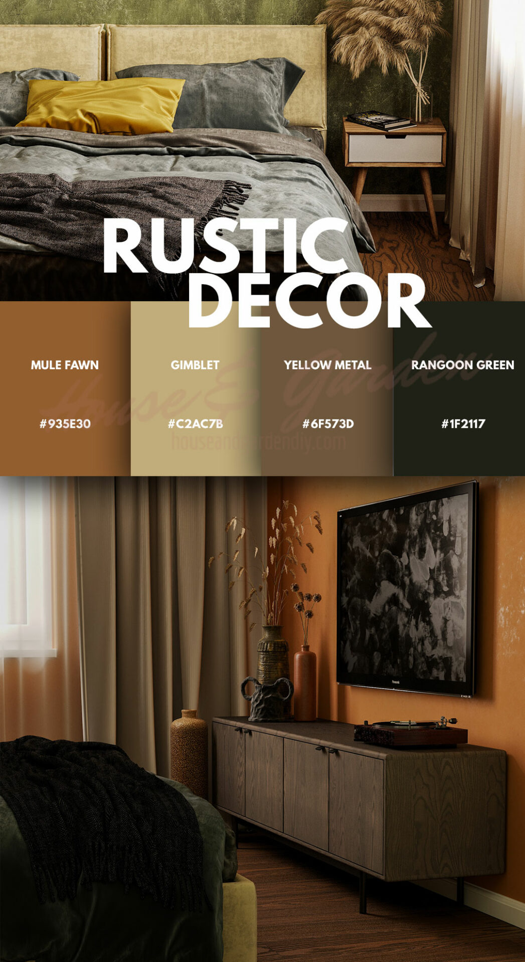 rustic bedroom lighting