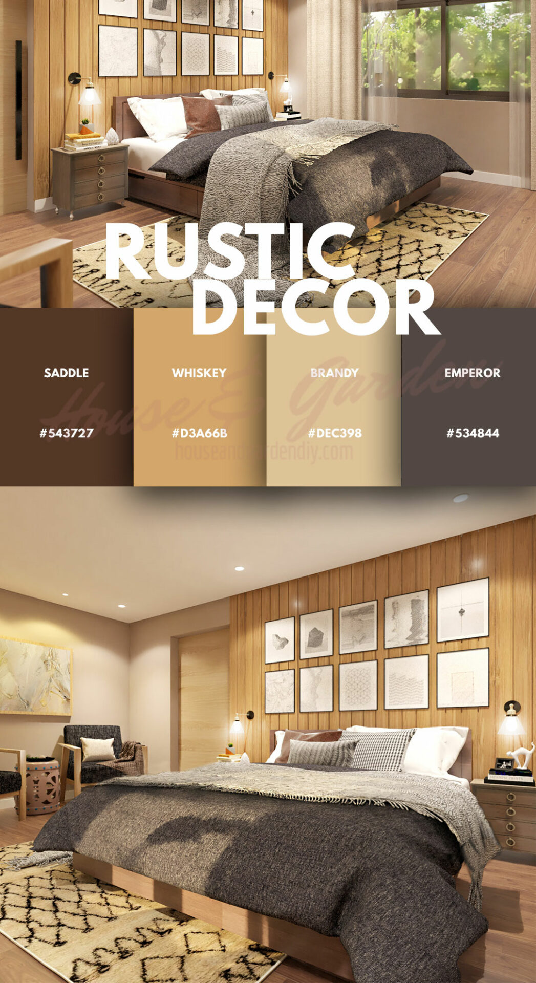 rustic modern bedroom ideas